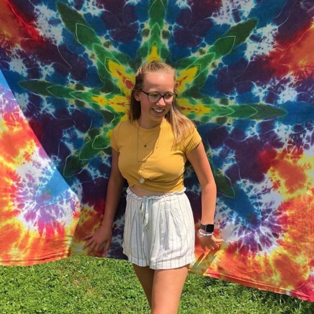 Yellow Twist Ribbed Crop Top